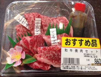Japanese beef BBQ set